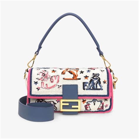 fendi baguette yoox|fendi astrology bags.